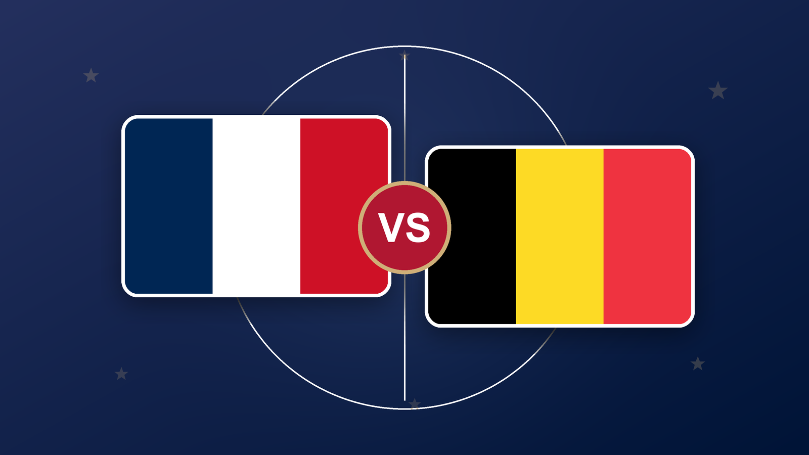 Affiche FRANCE - BELGIQUE