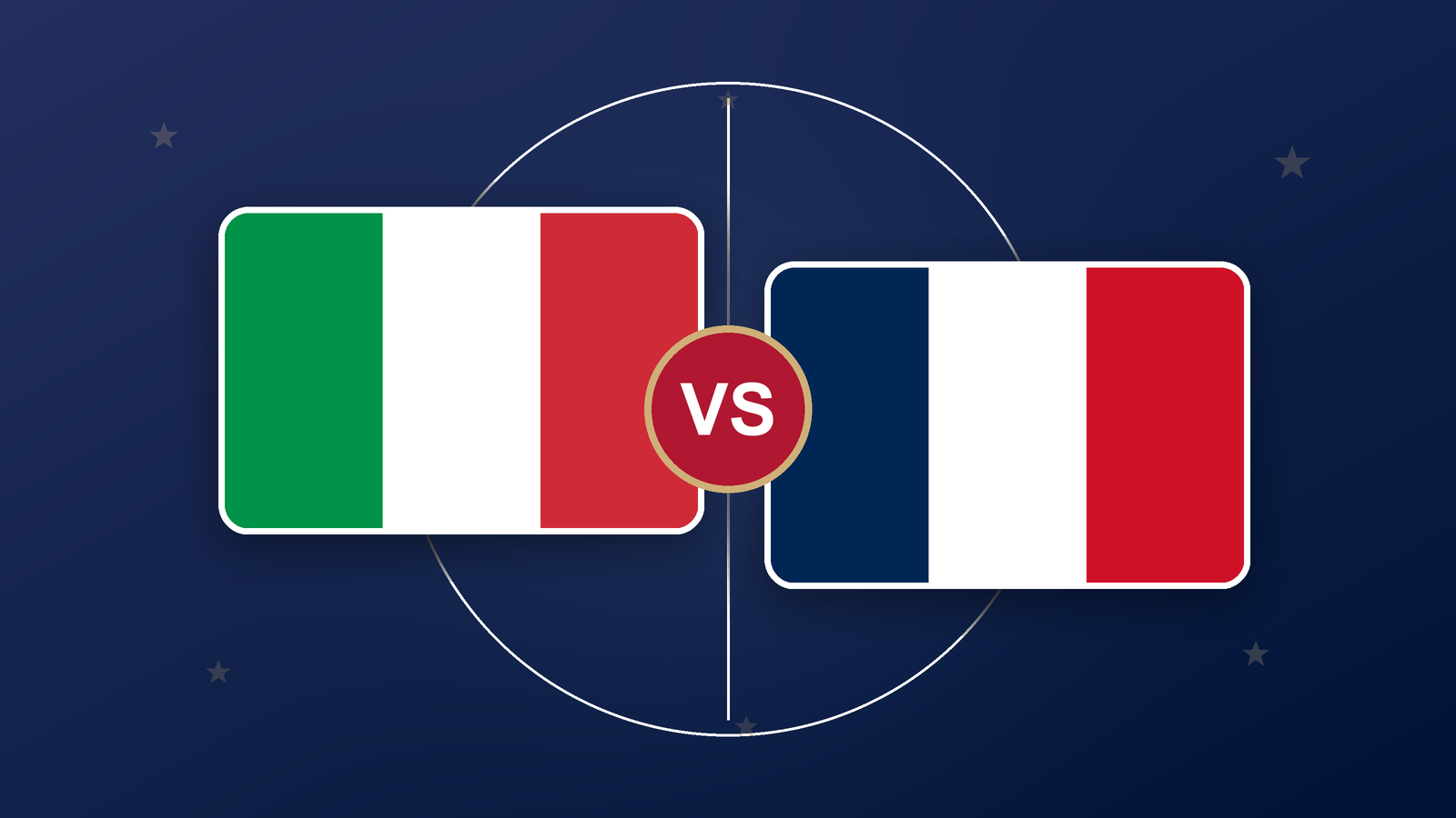 Affiche ITALIE - FRANCE